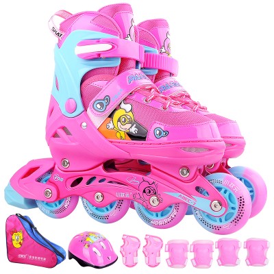 Fashion skating shoes PU wheel roller inline skates rubber wheel with Low price